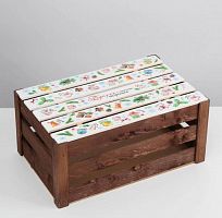 Ящик деревянный «Вкусный подарок», 21 × 30 × 15 см